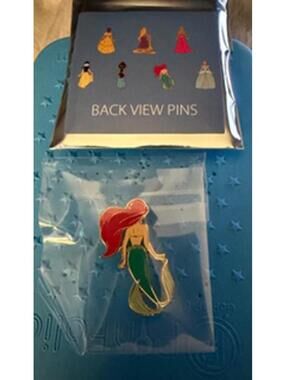 Disney The Little Mermaid Ariel Back View Enamel Pin- Japan Exclusive